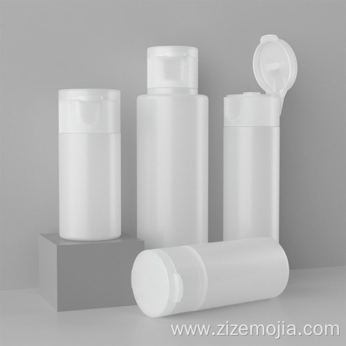 PE bottle cosmetics lotion bottle with flip cap